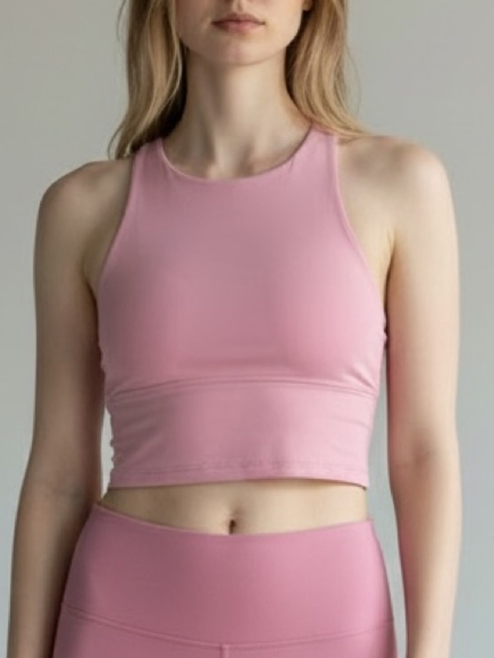 Forever 21 Pink Active Crop Top sz S